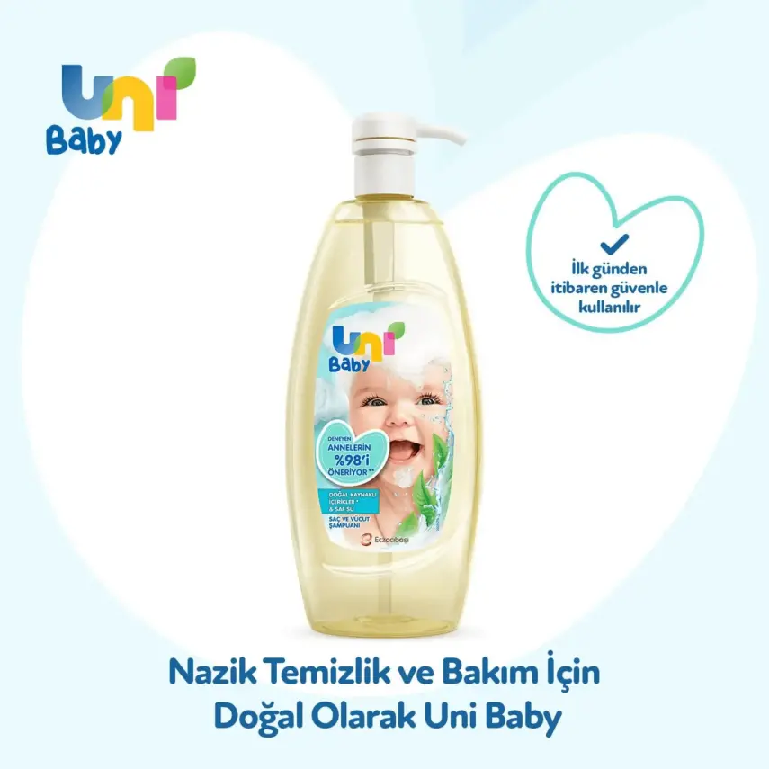 Uni Baby Bebek Şampuanı 700 ml (Yeni) x3 - 5