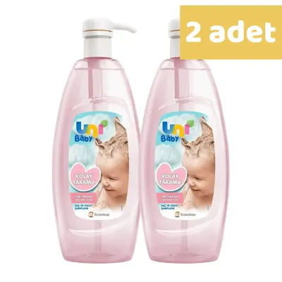 Uni Baby Kolay Tarama Bebek Şampuanı 700 ml x2 - 1