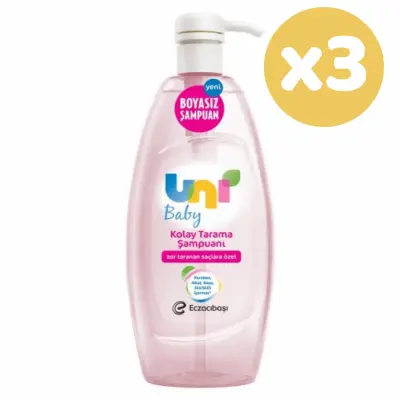 Uni Baby Kolay Tarama Bebek Şampuanı 700 ml x3 Adet - 2