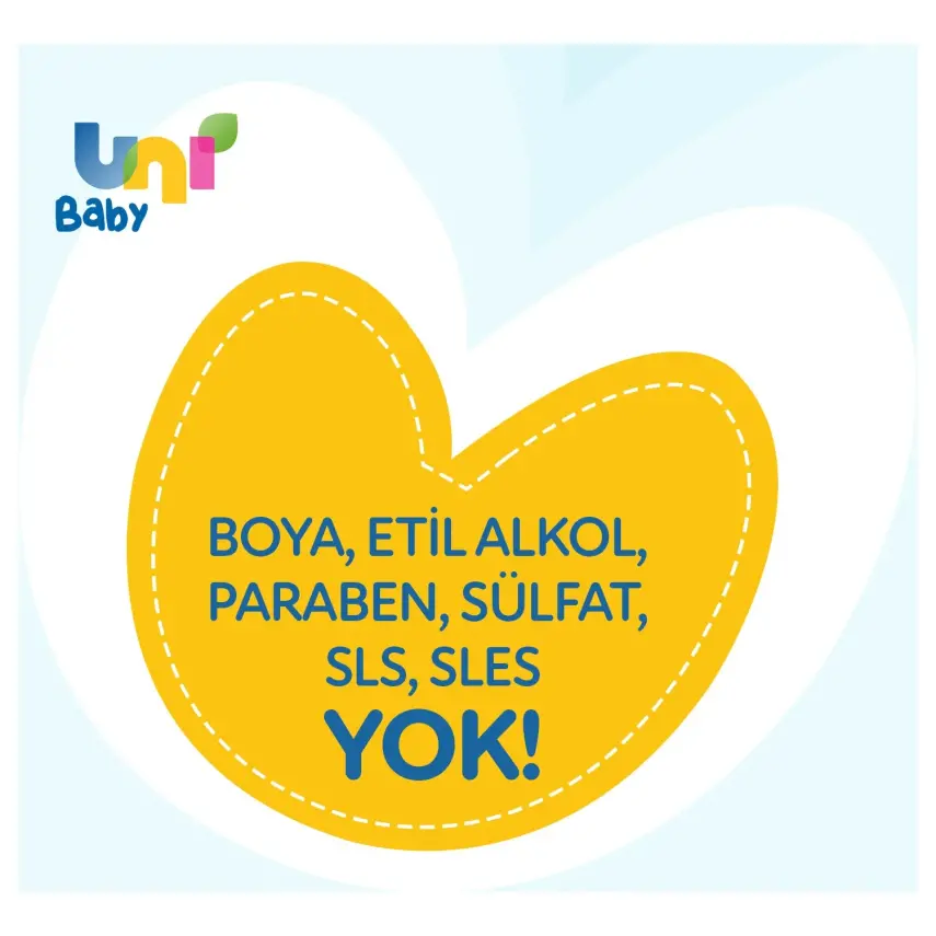 Uni Baby Papatya Özlü Bebek Şampuanı 700 ml (Yeni) x2 Adet - 2