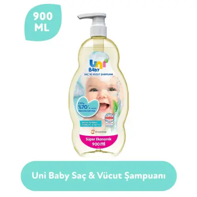 Uni Baby Şeffaf Bebek Şampuanı 900 ml - 8