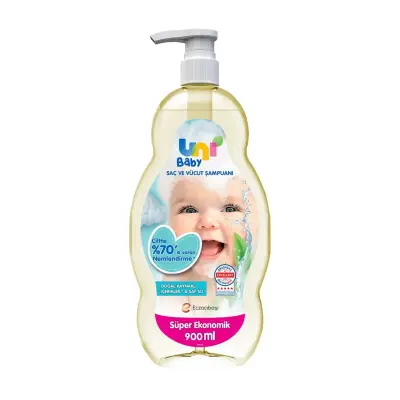Uni Baby Şeffaf Bebek Şampuanı 900 ml - 19