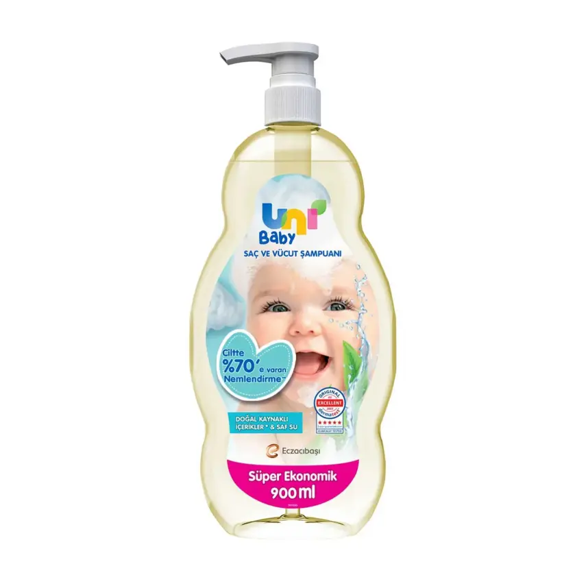 Uni Baby Şeffaf Bebek Şampuanı 900 ml - 10