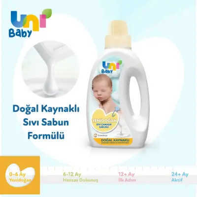 Uni Baby Yenidoğan Çamaşır Sabunu 1500ml - 7