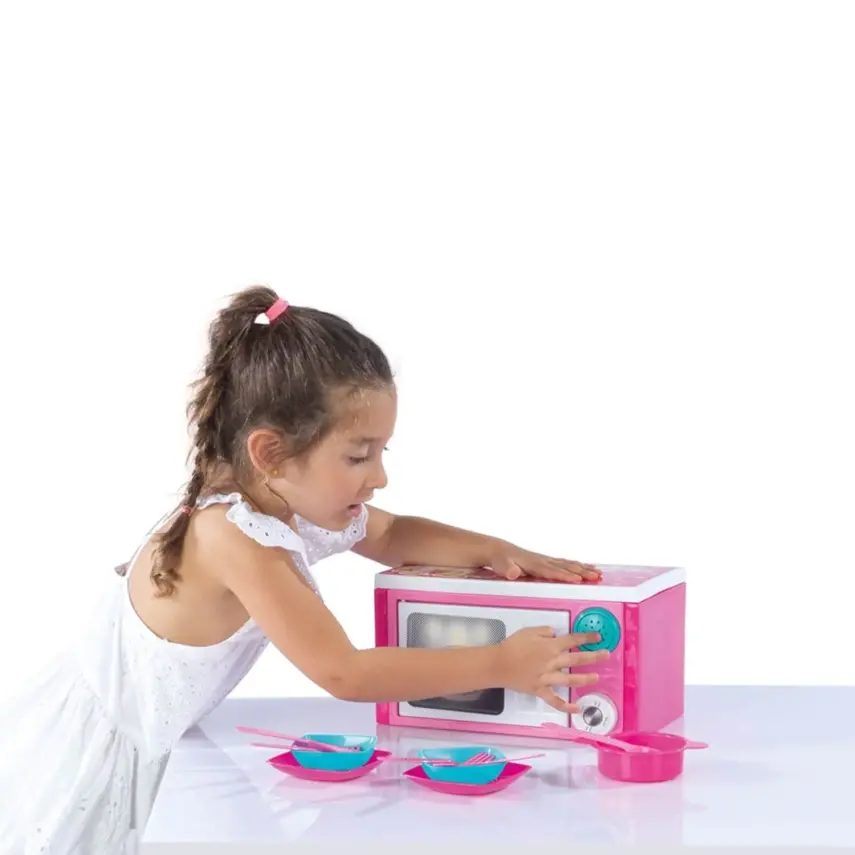 Unicorn Sesli Pembe Mikrodalga Fırın - 5