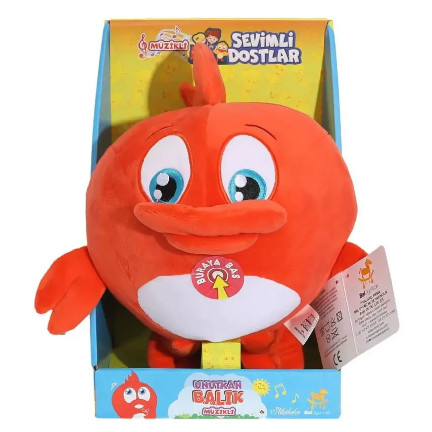 Unutkan Balık Müzikli Peluş - Sevimli Dostlar - 4