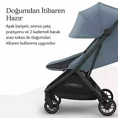 Uppababy Minu V3 Kabin Bebek Arabası Greyson - 4