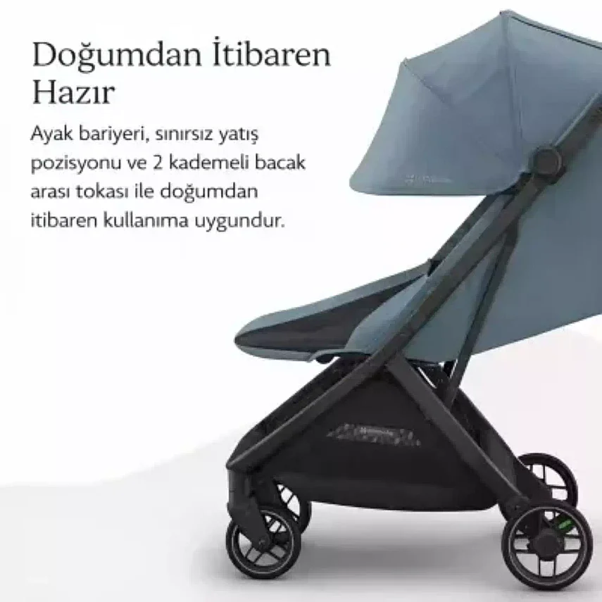 Uppababy Minu V3 Kabin Bebek Arabası Greyson - 4