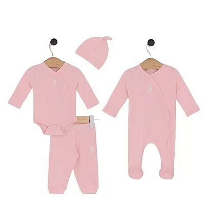 U.S. Polo Zıbın Takımı 4lü Açık Pembe