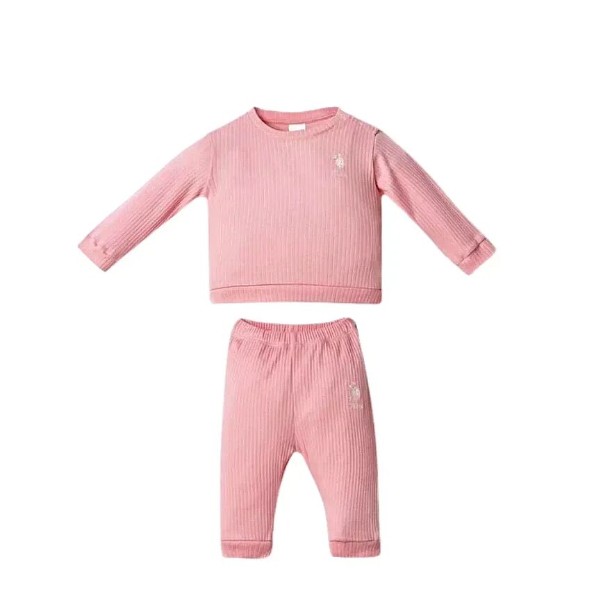 U.S. Polo 2li Takım Açık Pembe - 1
