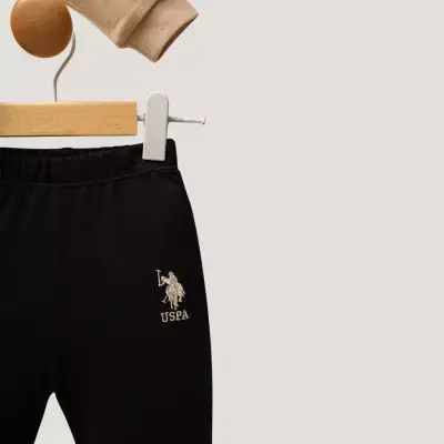 U.S. Polo 2li Takım Bej Marka Yazılı - 3