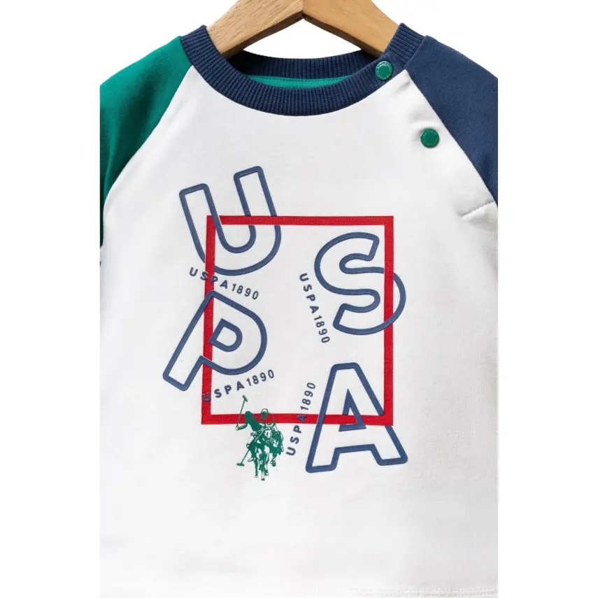 U.S. Polo 2li Takım Beyaz Yeşil - 2