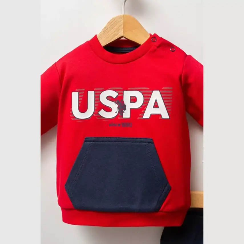 U.S. Polo 2li Takım Kırmızı Kontrast Şeritli - 2