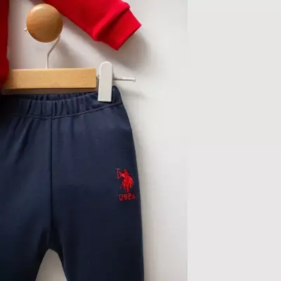 U.S. Polo 2li Takım Kırmızı Kontrast Şeritli - 3