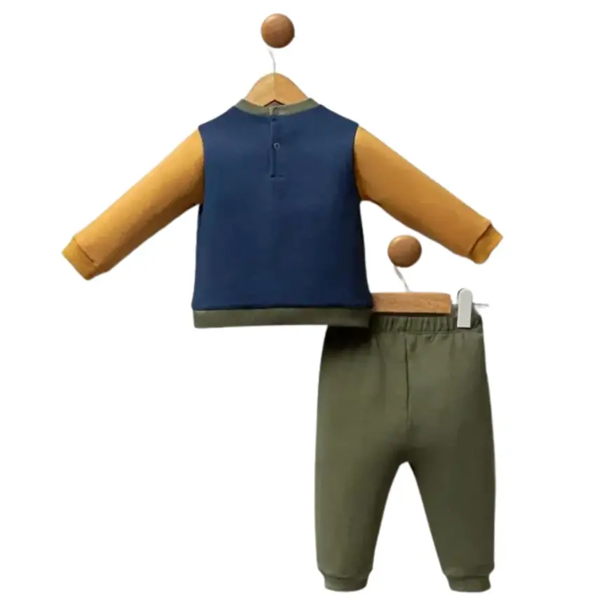 U.S. Polo 2li Takım Koyu İndigo Hardal - 4