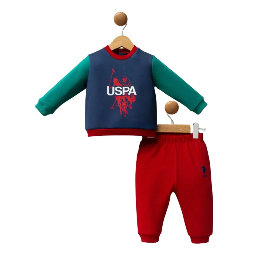 U.S. Polo 2li Takım Koyu İndigo Yeşil - 7