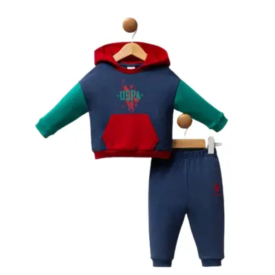 U.S. Polo 2li Takım Koyu İndigo Yeşil 