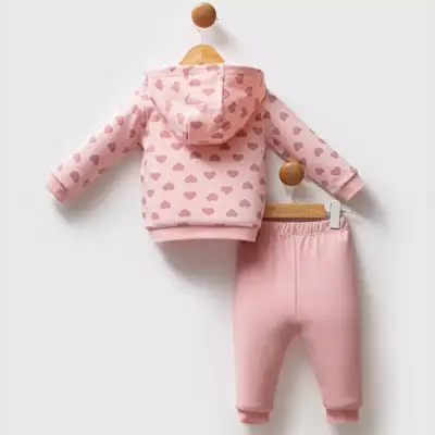 U.S. Polo 3lü Takım Açık Pembe Kalp Detaylı - 6