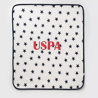 U.S. Polo Battaniye Beyaz