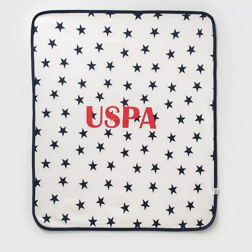 U.S. Polo Battaniye Beyaz - 1