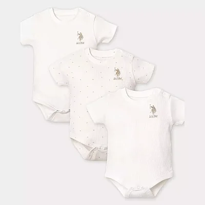 U.S. Polo Body 3lü Beyaz Beyaz