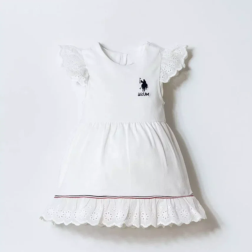 U.S. Polo Elbise Fistolu Beyaz - 1