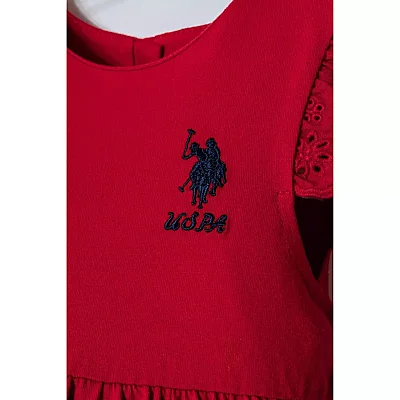 U.S. Polo Elbise Fistolu Kırmızı (1)
