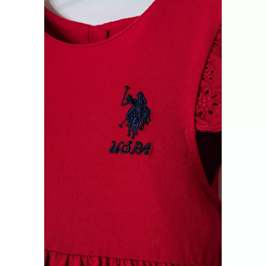U.S. Polo Elbise Fistolu Kırmızı - 2