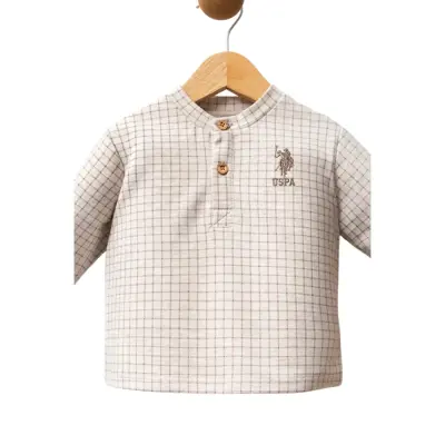 U.S. Polo Erkek Bebek 2li Takım Bej Melanj - 2