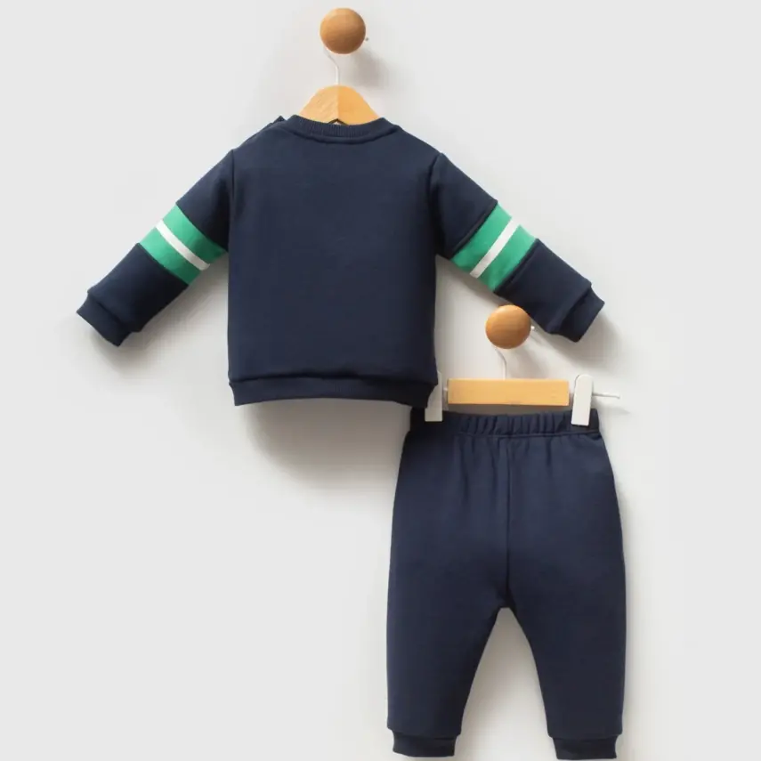 U.S. Polo Erkek Bebek 2li Takım Lacivert - Yeşil - 5