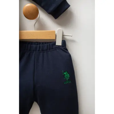 U.S. Polo Erkek Bebek 2li Takım Lacivert - Yeşil - 4