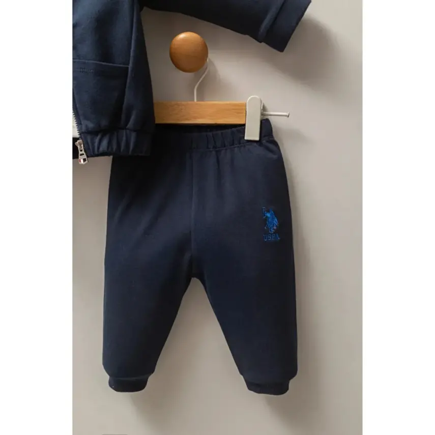 U.S. Polo Erkek Bebek 3lü Takım Lacivert - 23