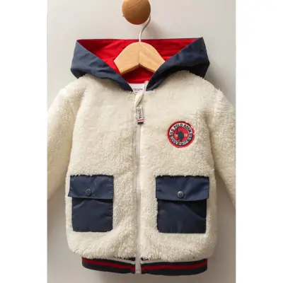 U.S. Polo Erkek Bebek Mont Beyaz (1)