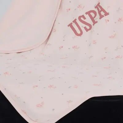 U.S. Polo Kız Bebek Battaniye Pudra - 3