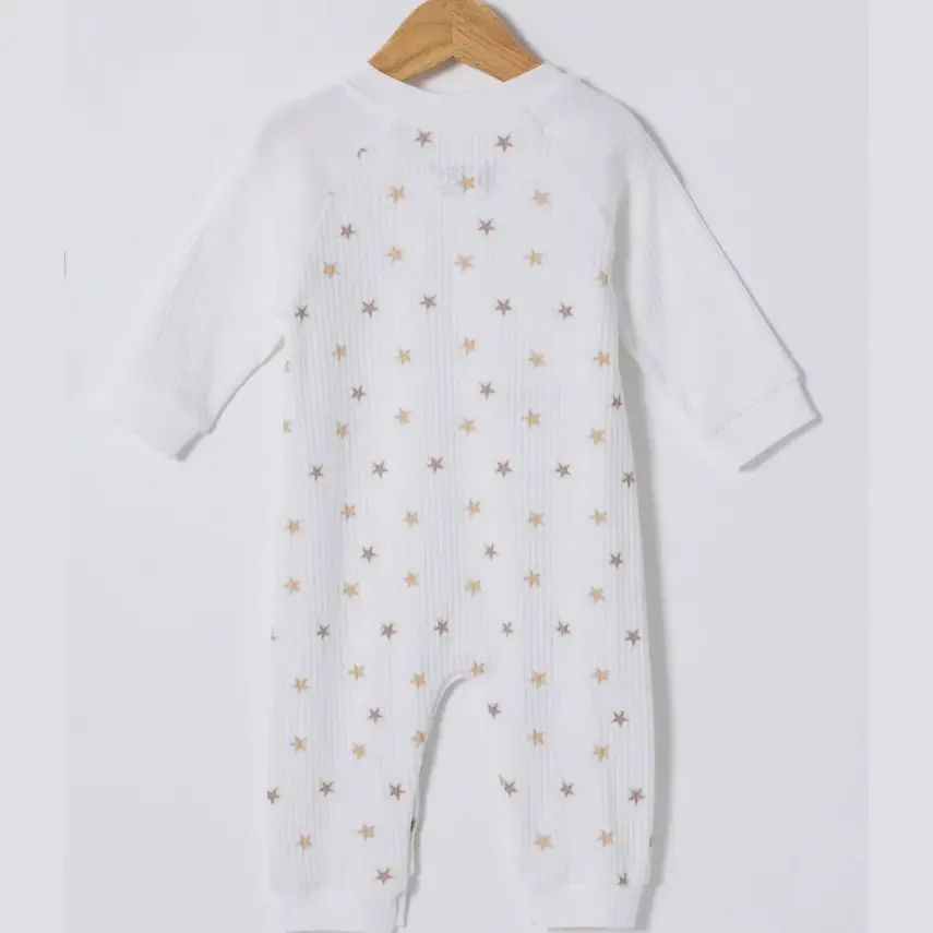 U.s. Polo Patiksiz Bebek Tulum Beyaz Unisex - 2