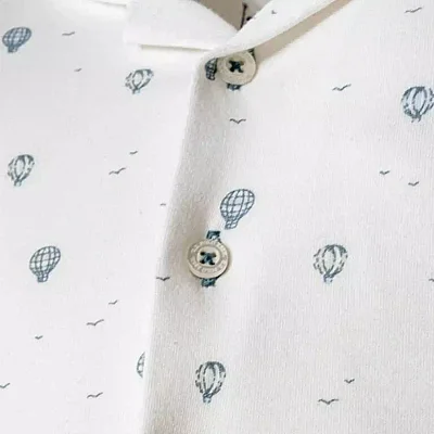U.S. Polo Pijama Takımı Gömlek Beyaz (1)