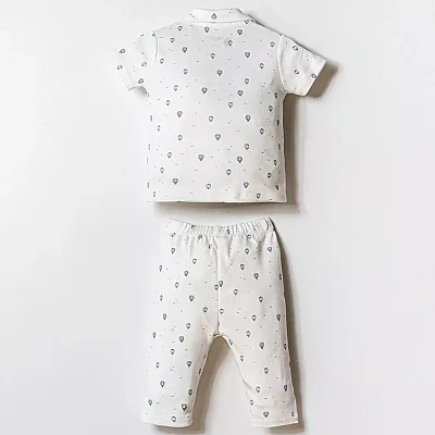 U.S. Polo Pijama Takımı Gömlek Beyaz - 4