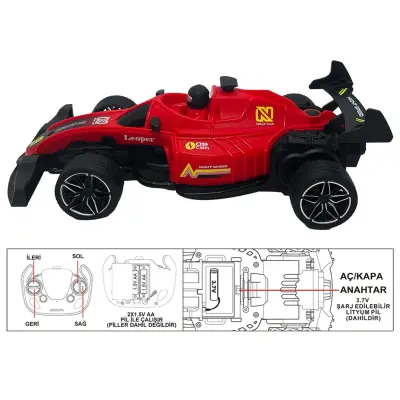 Uzaktan Kumandalı F1 Araç 1/18 - 4