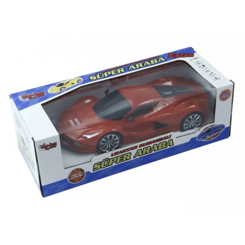 Uzaktan Kumandalı Full Fonksiyon 1:16 Şarjlı Işıklı Süper Araba Extra - 2