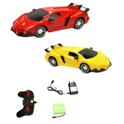 Uzaktan Kumandalı Full Fonksiyon 1:16 Şarjlı Işıklı Süper Araba Extra - 3