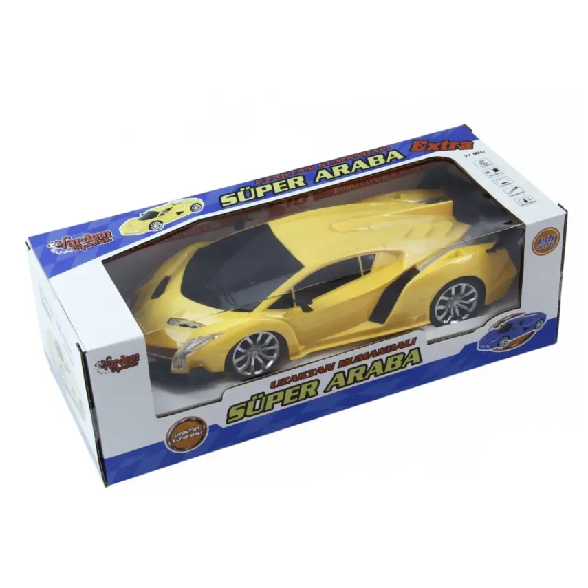 Uzaktan Kumandalı Full Fonksiyon 1:16 Şarjlı Işıklı Süper Araba Extra - 6