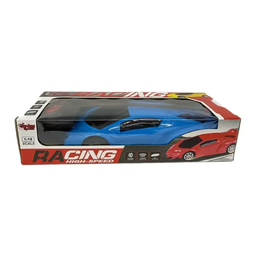 Uzaktan Kumandalı Full Fonksiyon 1:18 Hıgh-Speed Yarış Arabası - 5