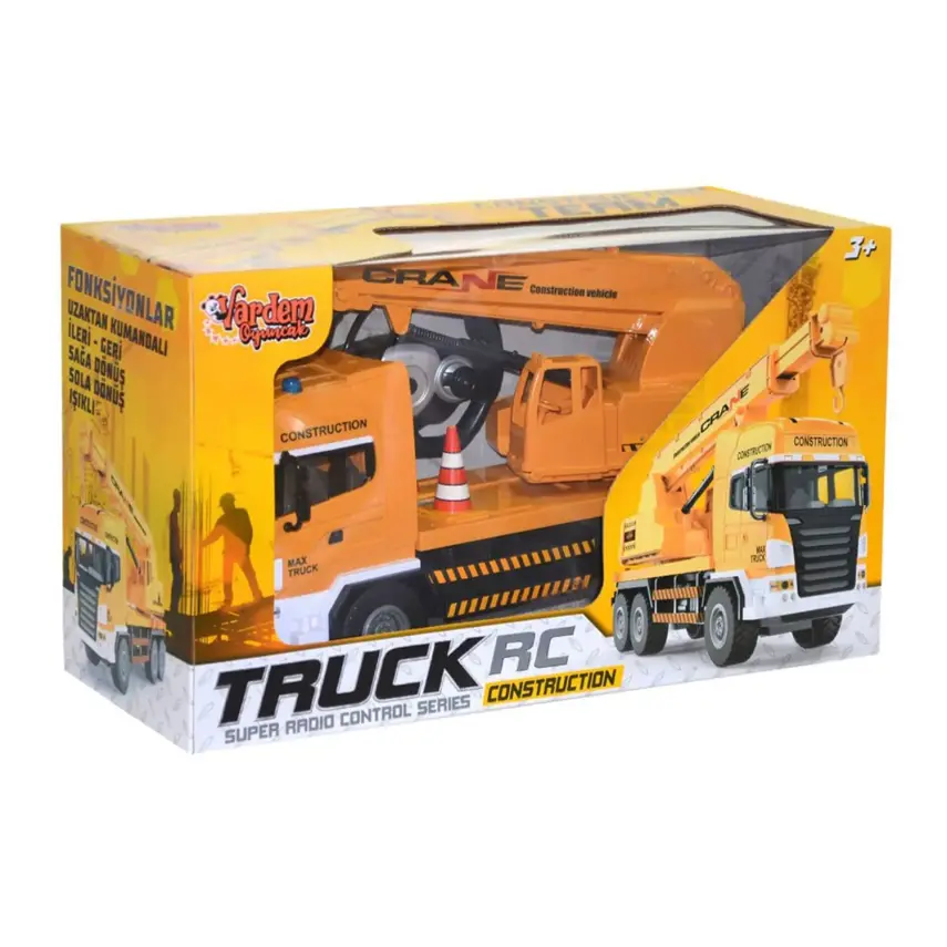 Uzaktan Kumandalı Full Fonksiyon 3 Asortı Şarjlı Işıkllı İş Makinaları - 1