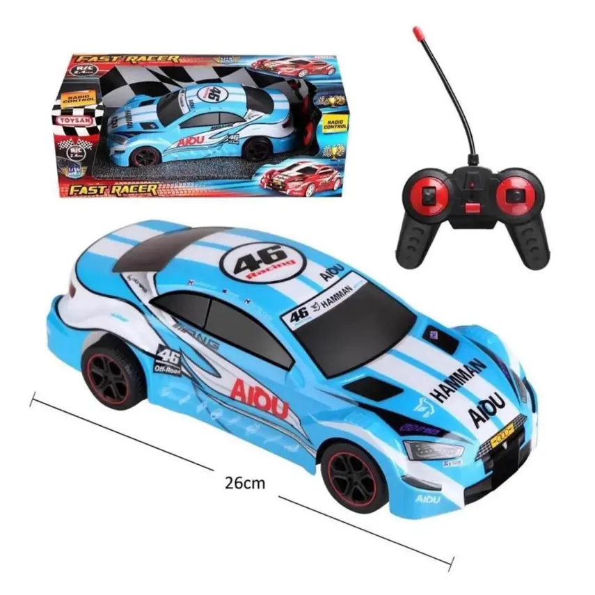 Uzaktan Kumandalı Hızlı Yarış Arabası 2.4Mhz 1/16 - 2