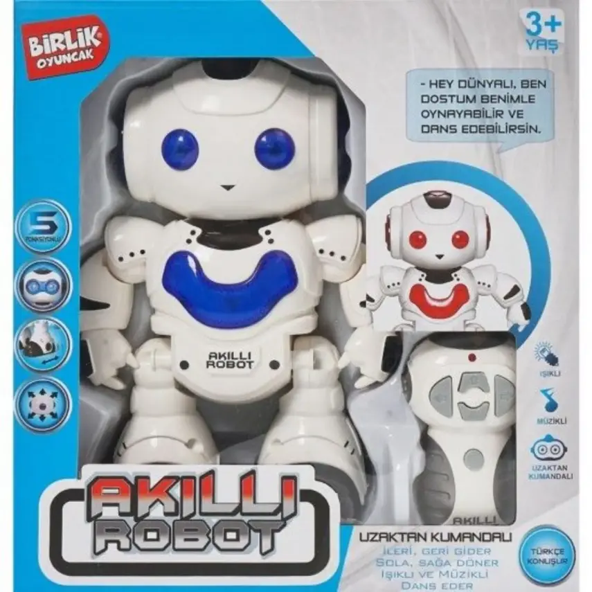 Uzaktan Kumandalı Işıklı Müzikli Dans Eden Akıllı Robot - 13