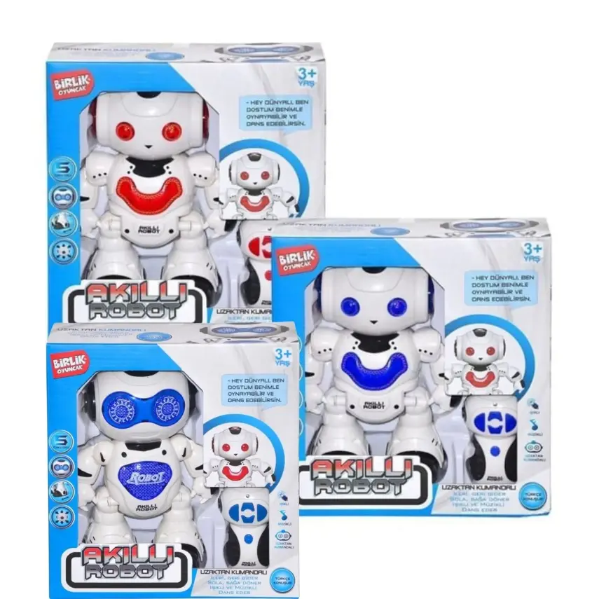 Uzaktan Kumandalı Işıklı Müzikli Dans Eden Akıllı Robot - 1