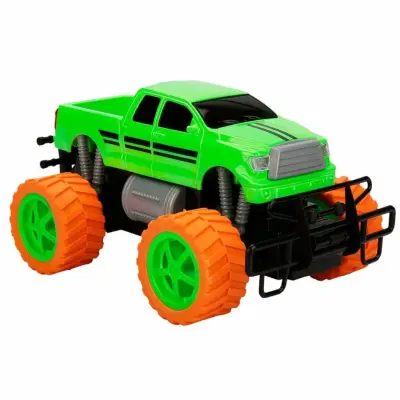 Uzaktan Kumandalı Neon Jumbo Wheels USB Şarjlı Araba 26 cm 1:18 - 11