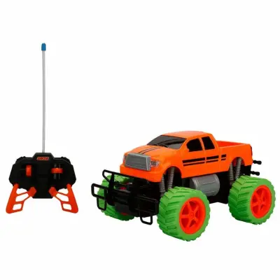 Uzaktan Kumandalı Neon Jumbo Wheels USB Şarjlı Araba 26 cm 1:18 - 12
