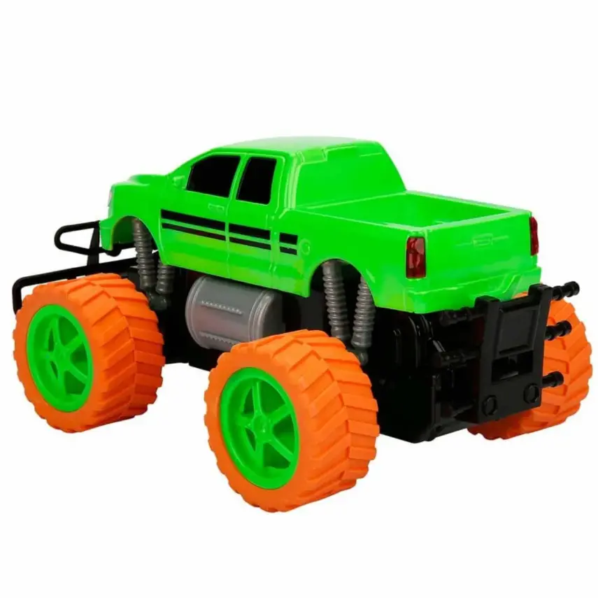 Uzaktan Kumandalı Neon Jumbo Wheels USB Şarjlı Araba 26 cm 1:18 - 16