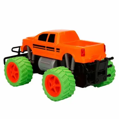 Uzaktan Kumandalı Neon Jumbo Wheels USB Şarjlı Araba 26 cm 1:18 - 15
